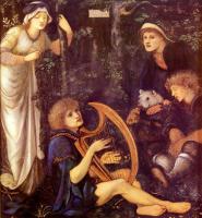 Burne-Jones, Sir Edward Coley - The Madness Of Sir Tristram